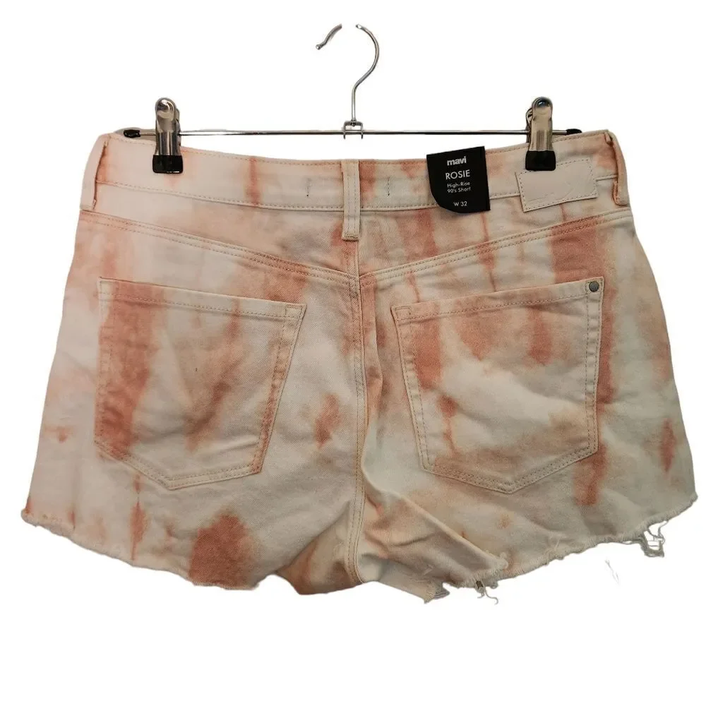 Mavi Rosie Denim Cutoff High Rise Shorts Size 32